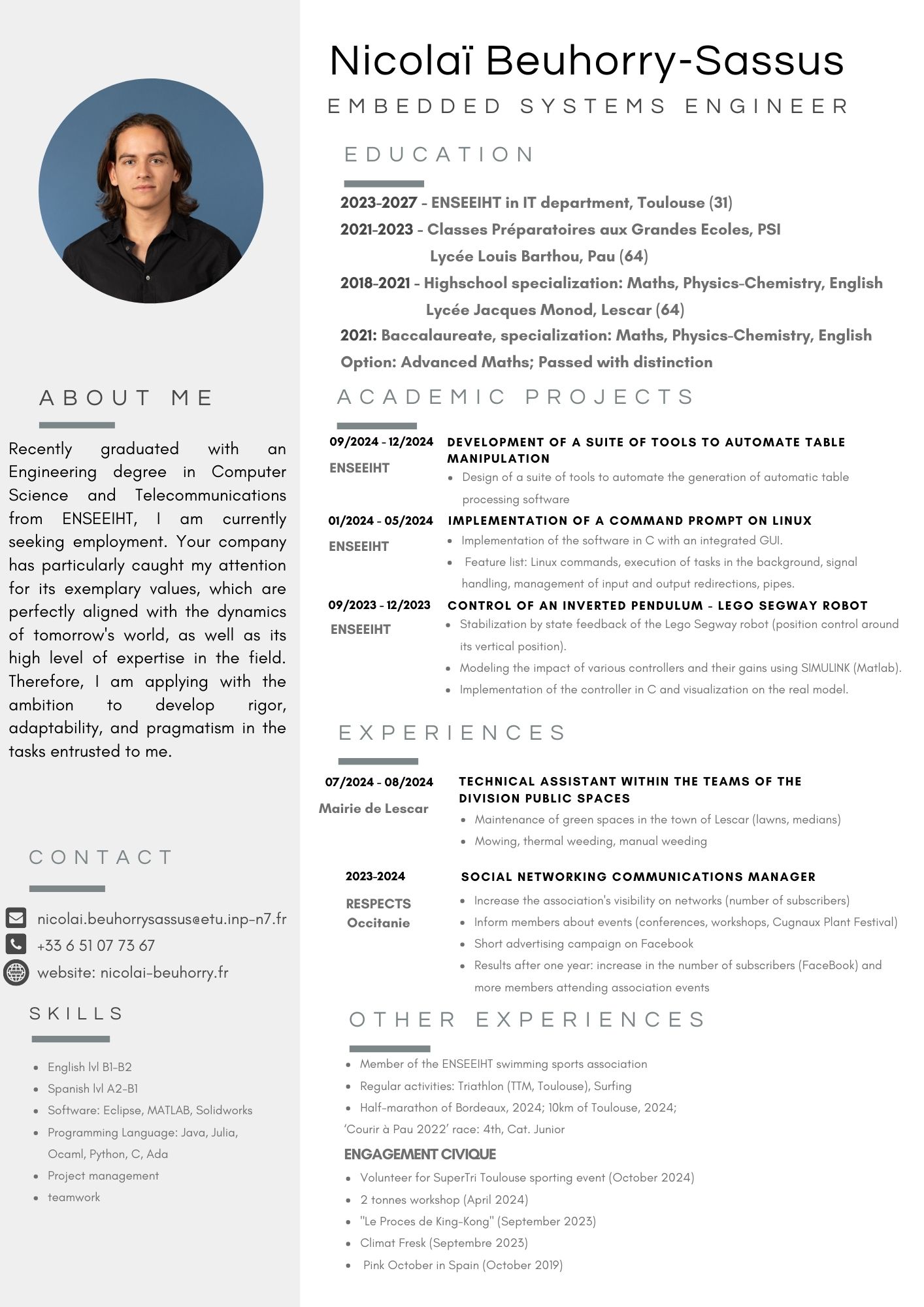 CV1 English